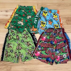 4 pairs Lot Bundle of Medium Flow Society shorts